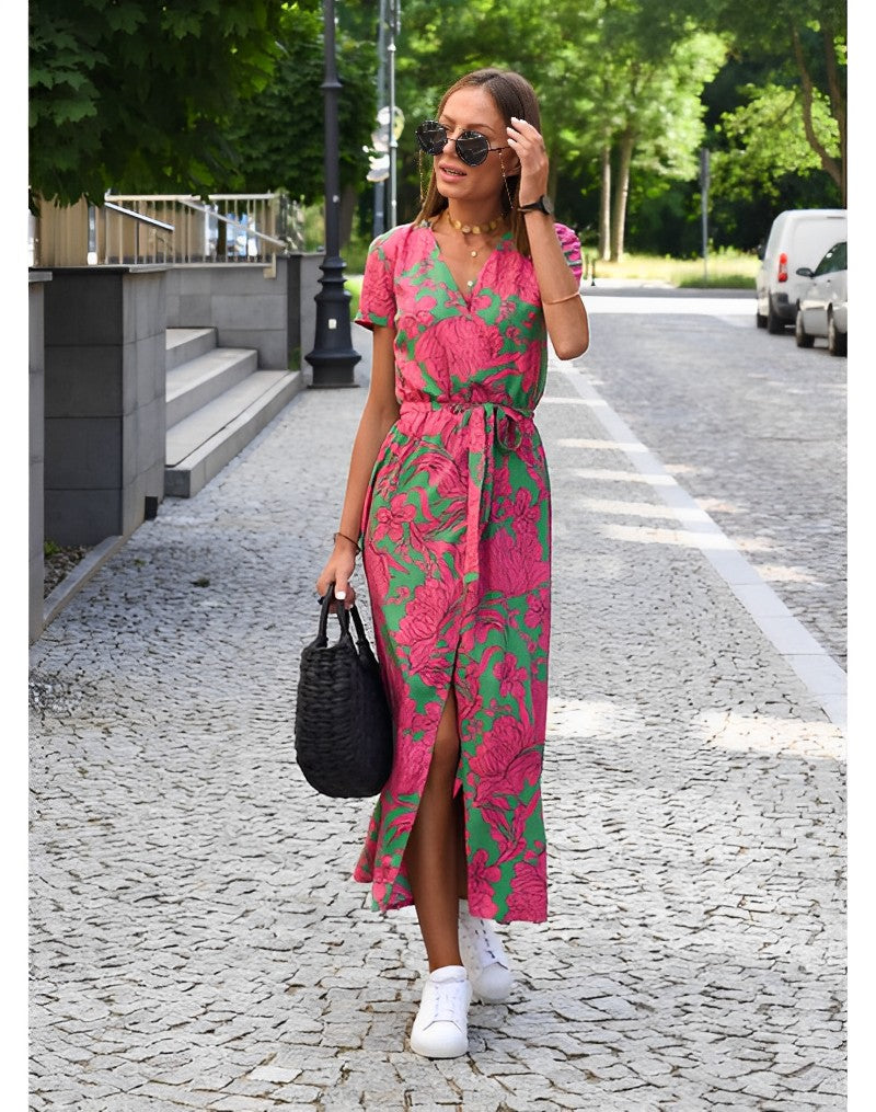 Anna | Spring/Summer Dress with Floral Print