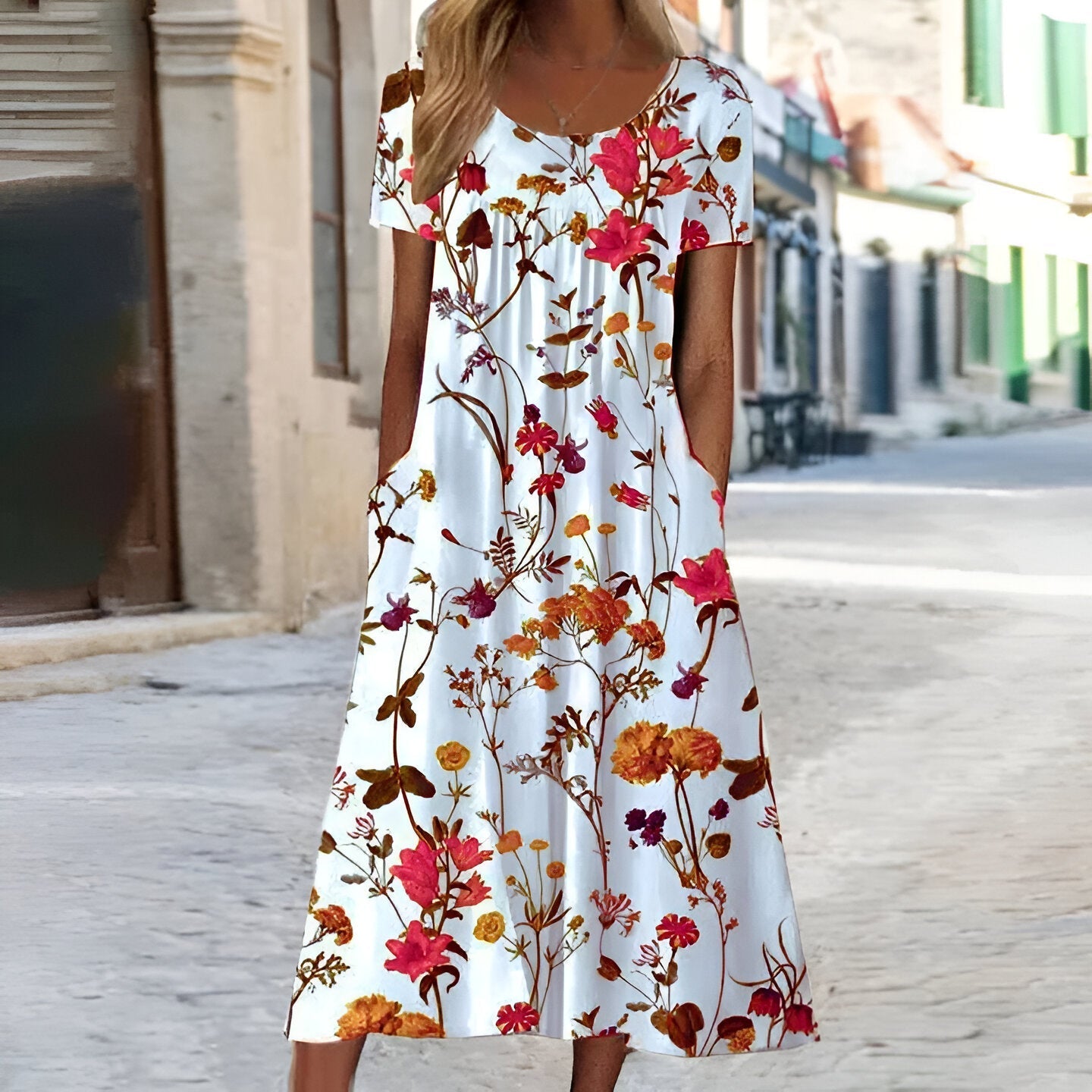 Ella | Elegant Floral Summer Dress