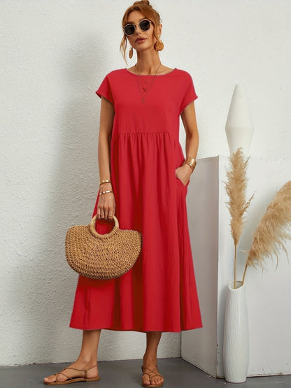 Celeste | Summer Dress with Tummy Coverage