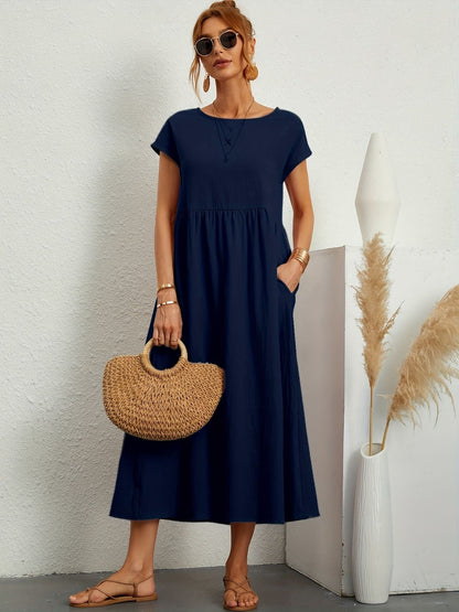 Camille | Dress With a Round Neckline