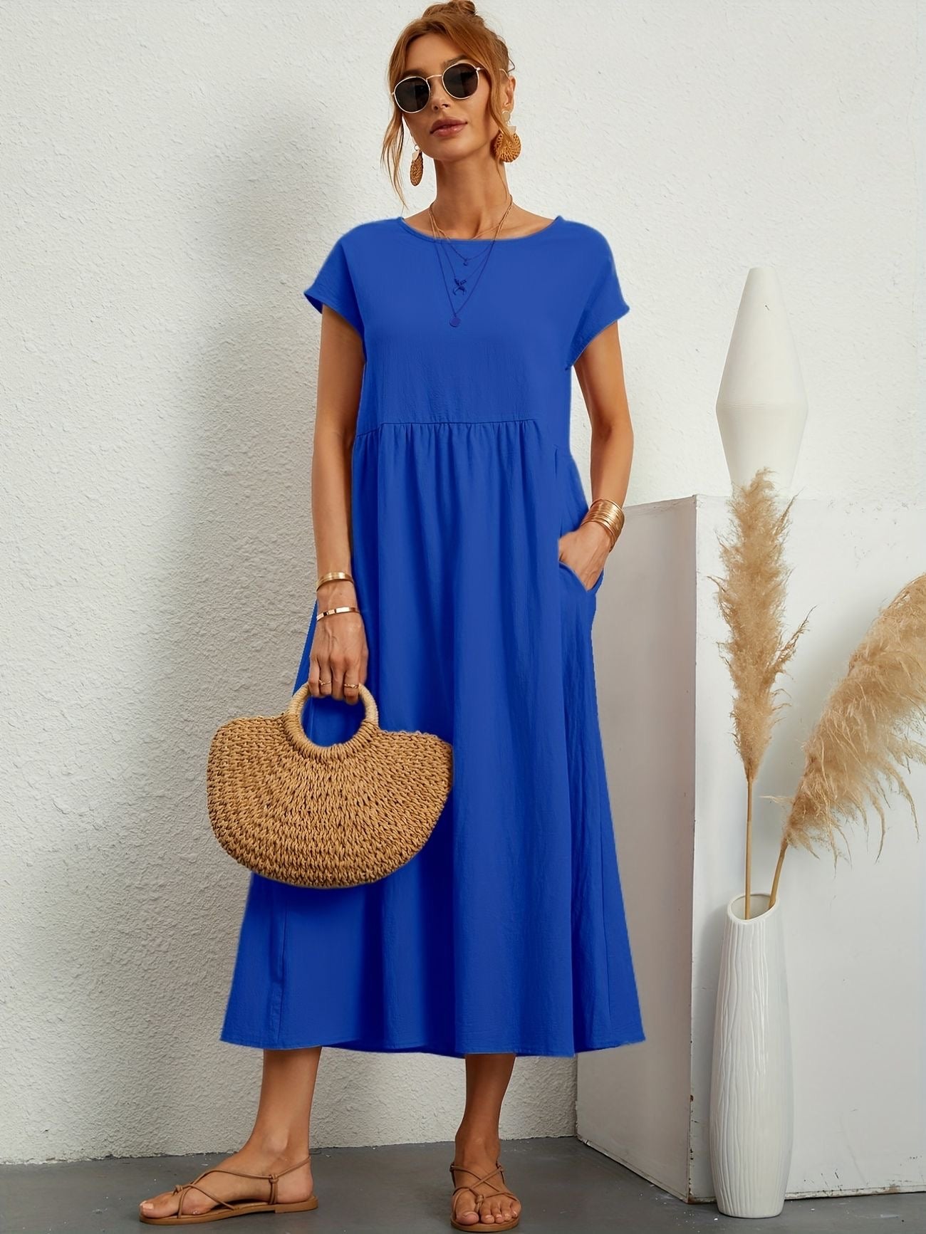 Celeste | Summer Dress with Tummy Coverage