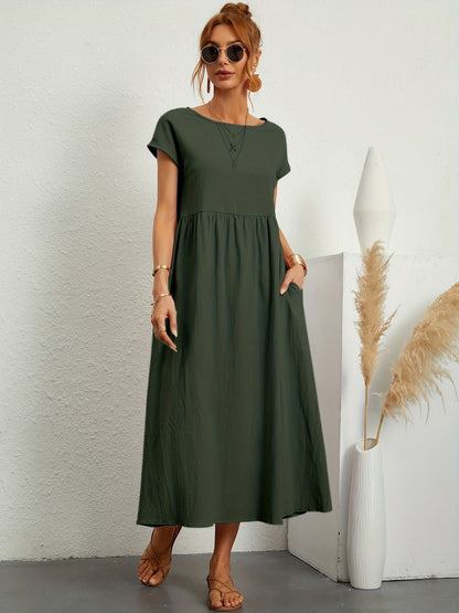 Camille | Dress With a Round Neckline