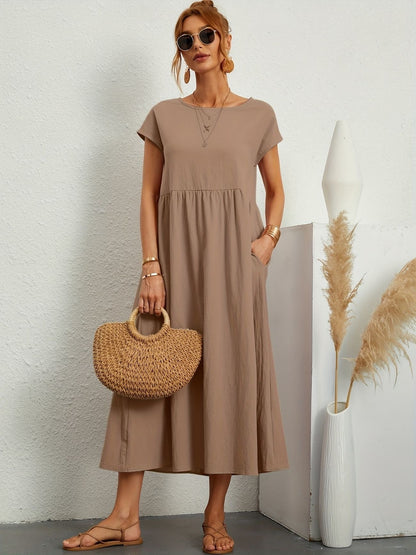 Camille | Dress With a Round Neckline