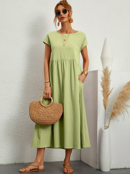 Celeste | Summer Dress with Tummy Coverage