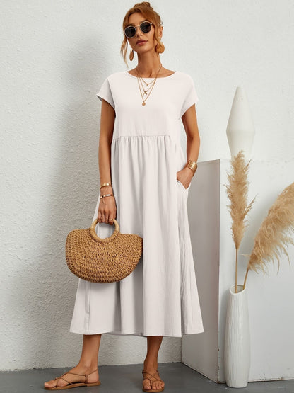 Camille | Dress With a Round Neckline