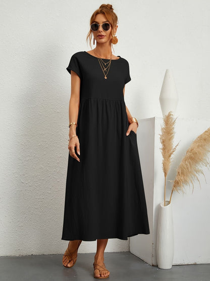 Camille | Dress With a Round Neckline