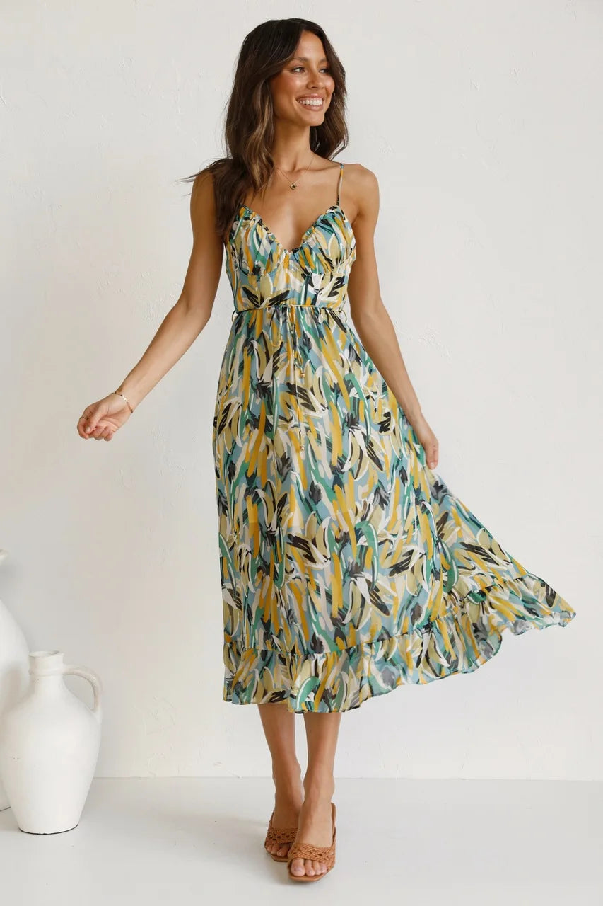 Nala | Elegant Printed Dress