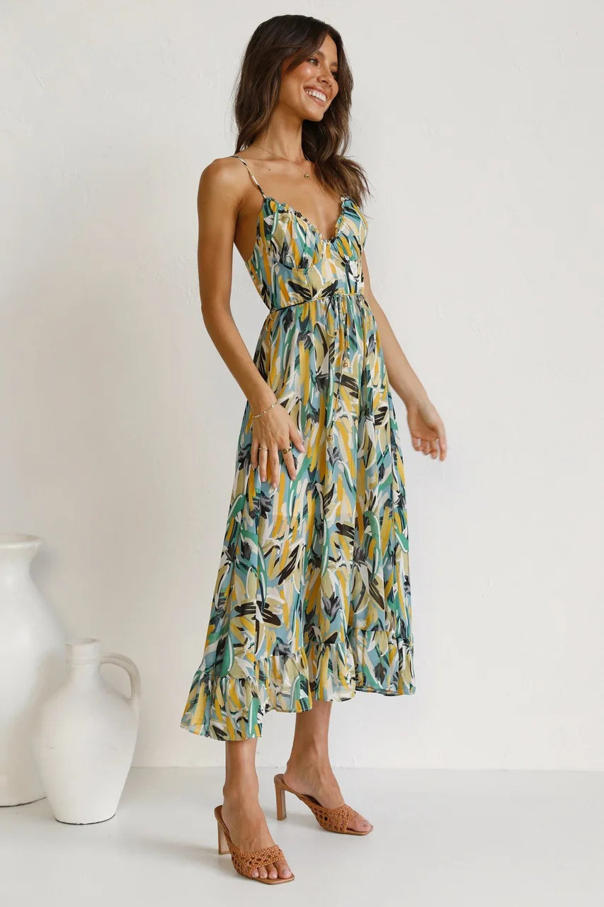 Nala | Elegant Printed Dress