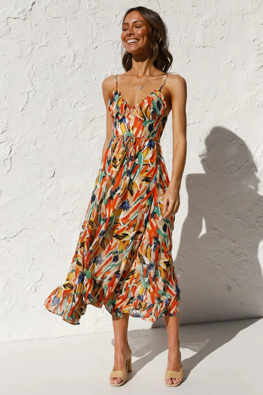 Nala | Elegant Printed Dress