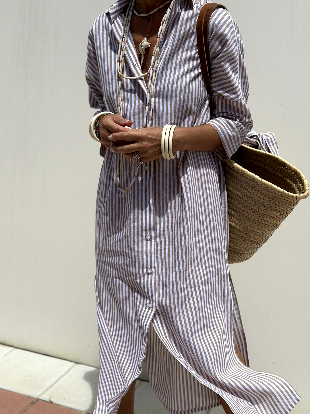 Nedi | Striped Summer Dress