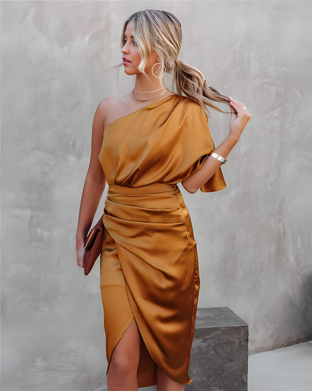 Allegra | Elegant Silk Party Dress