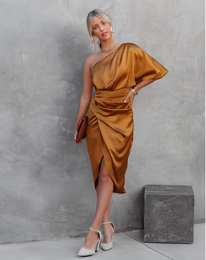 Allegra | Elegant Silk Party Dress