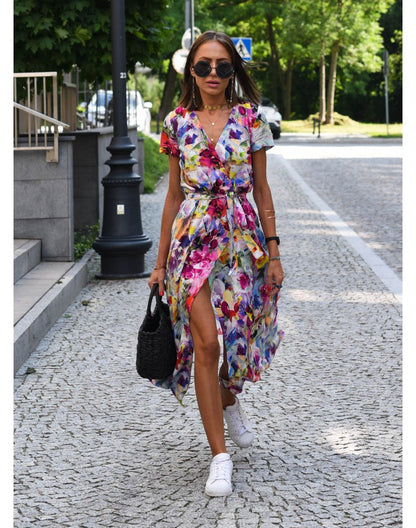 Anna | Spring/Summer Dress with Floral Print